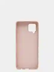 Бежевый чехол с бархатом внутри и защитой камеры Samsung A42