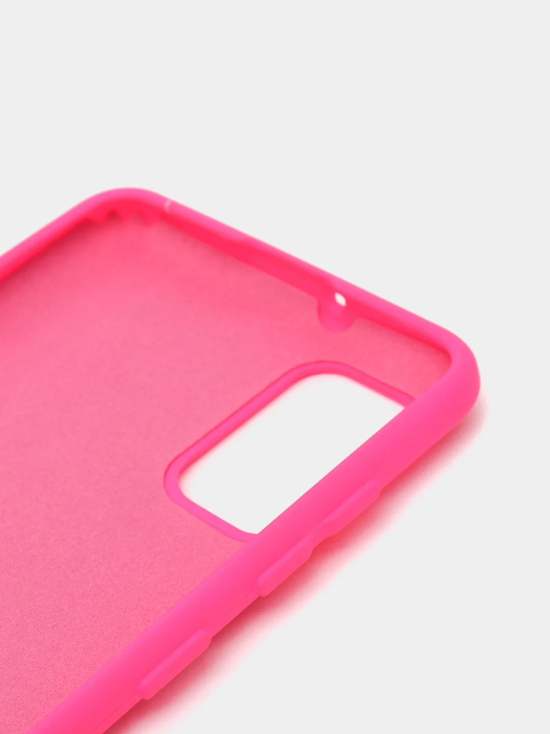 Фуксия чехол Silicone Cover для Samsung Galaxy A41, Самсунг Галакси А41 силиконовый