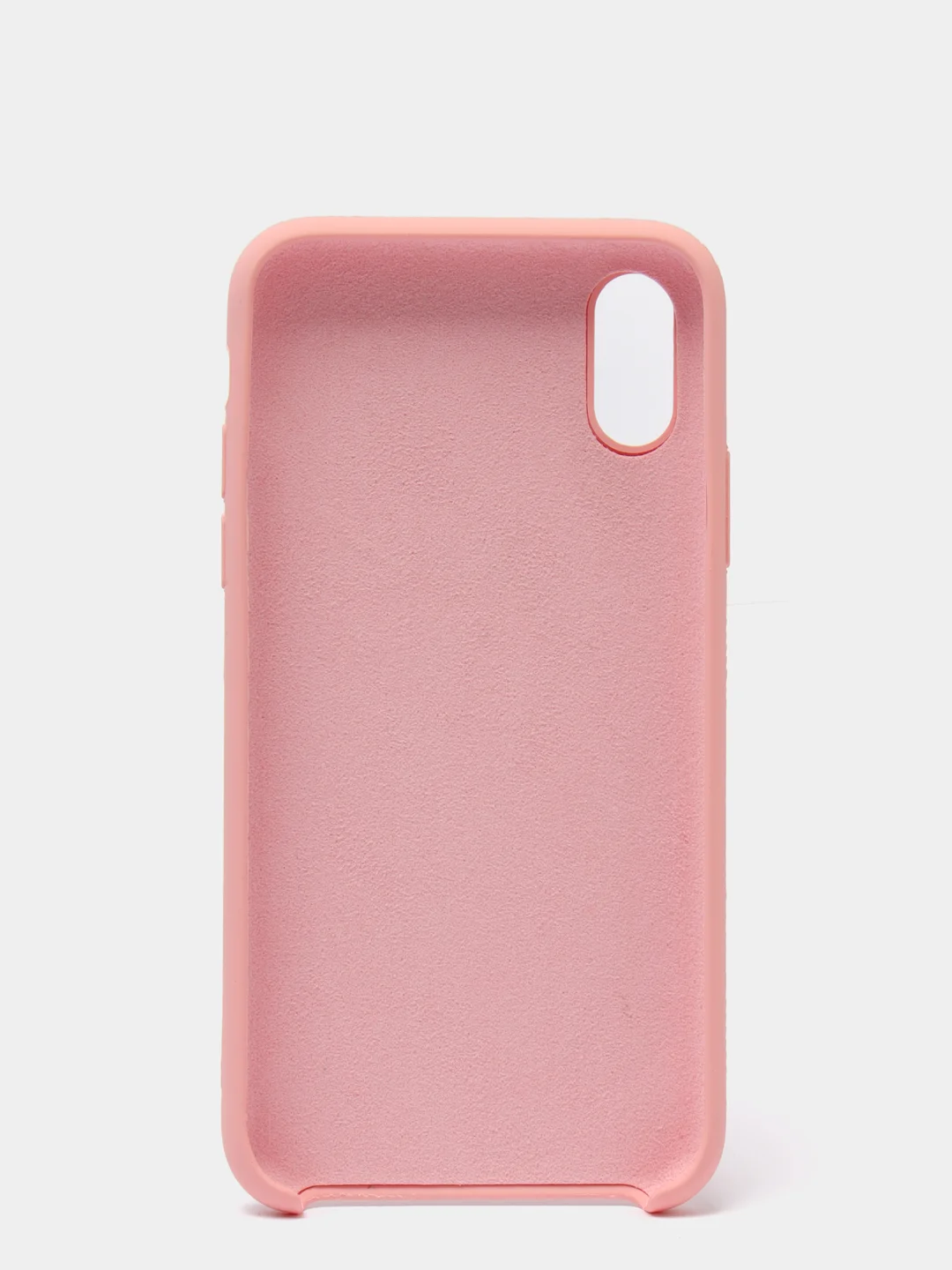 Розовый чехол с бархатом внутри IPhone X / XS