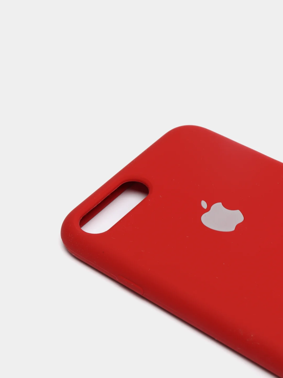 Красный чехол не пачкающийся с бархатом внутри для Iphone 7 Plus, 8 Plus, 7+, 8+