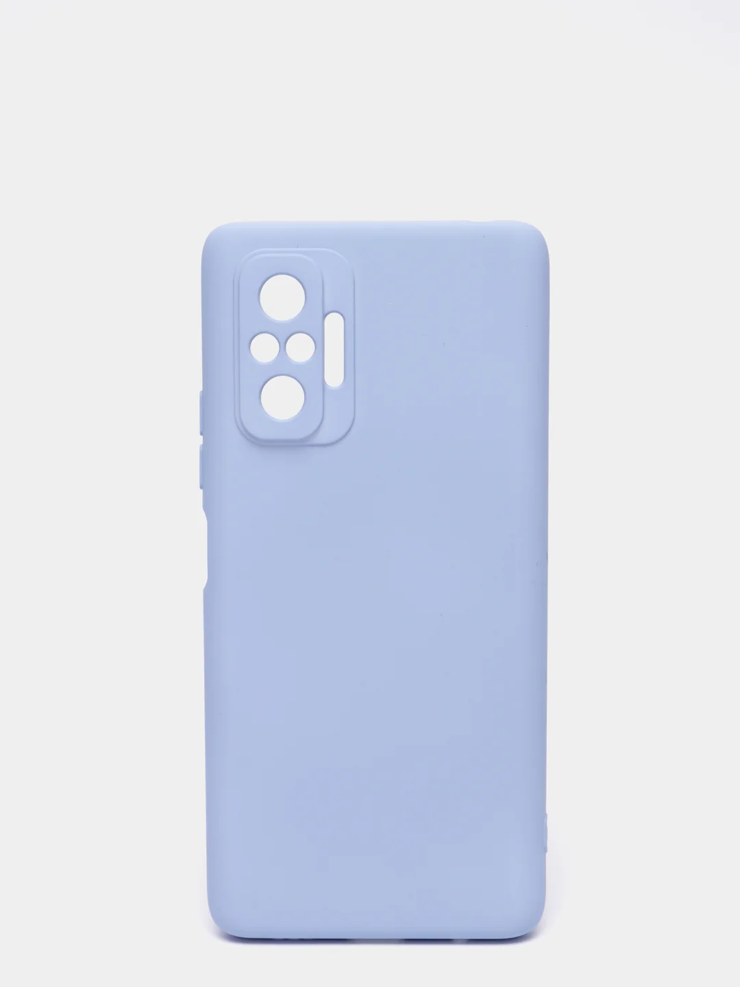 Лавандовый чехол для Xiaomi Redmi NOTE 10 pro с защитой камеры и бархатом внутри