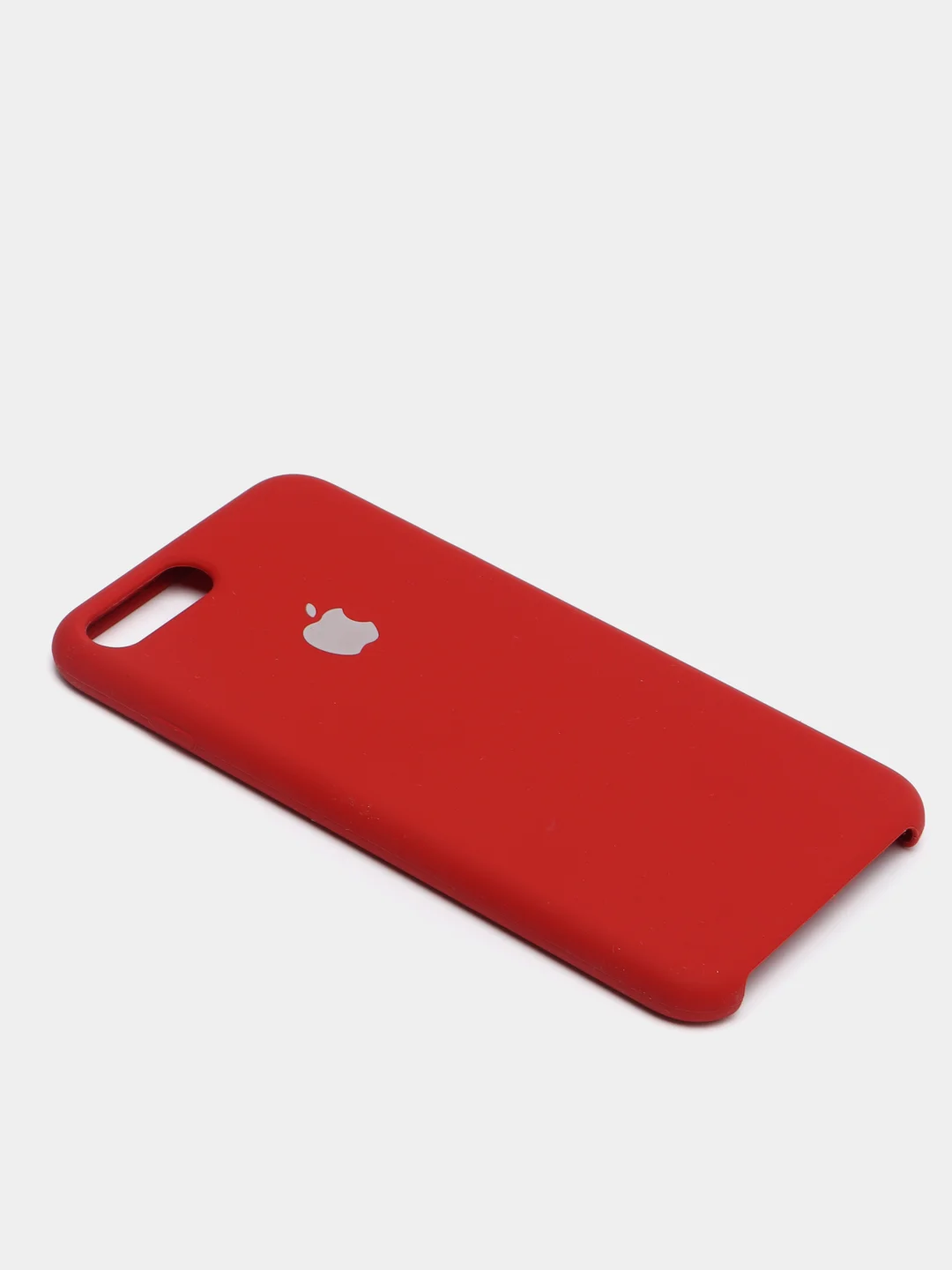 Красный чехол не пачкающийся с бархатом внутри для Iphone 7 Plus, 8 Plus, 7+, 8+