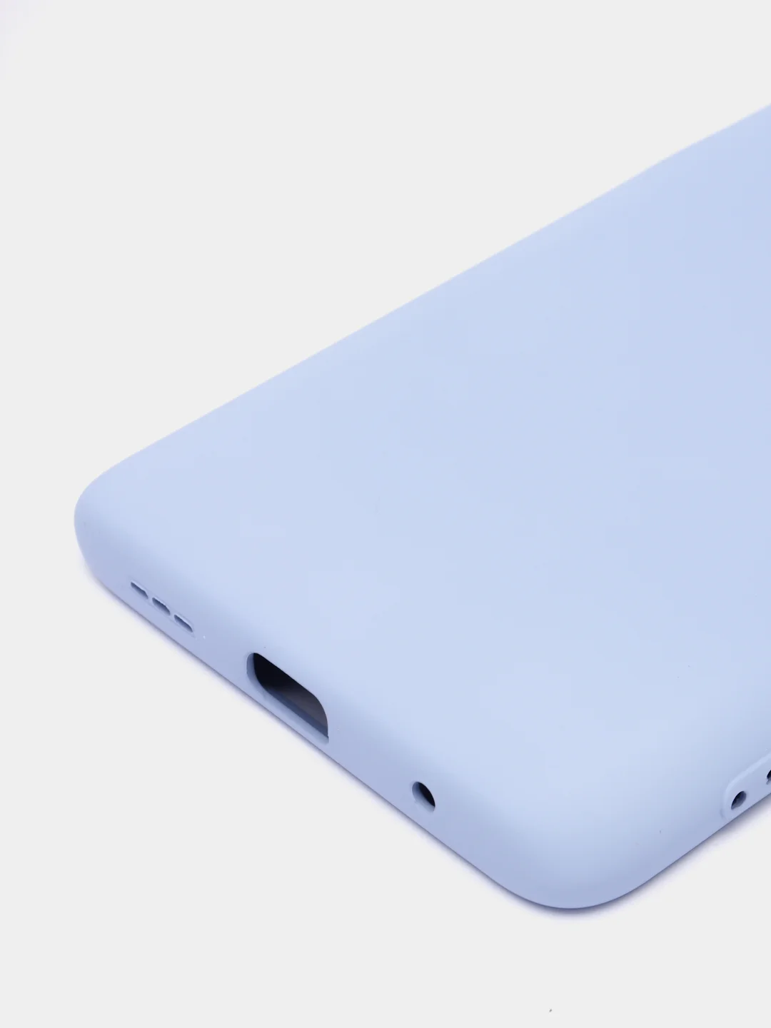 Лавандовый чехол для Xiaomi Redmi NOTE 10 pro с защитой камеры и бархатом внутри