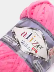 Фуксия пряжа плюшевая Alize Velluto