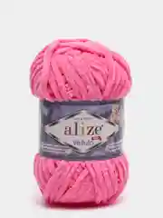 Фуксия пряжа плюшевая Alize Velluto