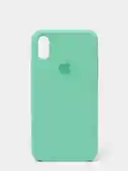 Лесной зеленый чехол с бархатом внутри IPhone X / XS