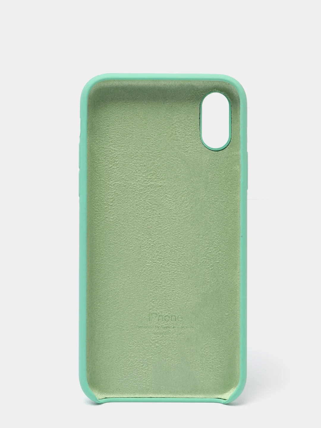 Лесной зеленый чехол с бархатом внутри IPhone X / XS