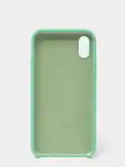 Лесной зеленый чехол с бархатом внутри IPhone X / XS