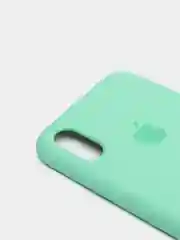 Лесной зеленый чехол с бархатом внутри IPhone X / XS