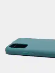 Небесно-голубой чехол для iPhone (Айфон) 11 силиконовый, синий