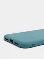 Небесно-голубой чехол для iPhone (Айфон) 11 силиконовый, синий