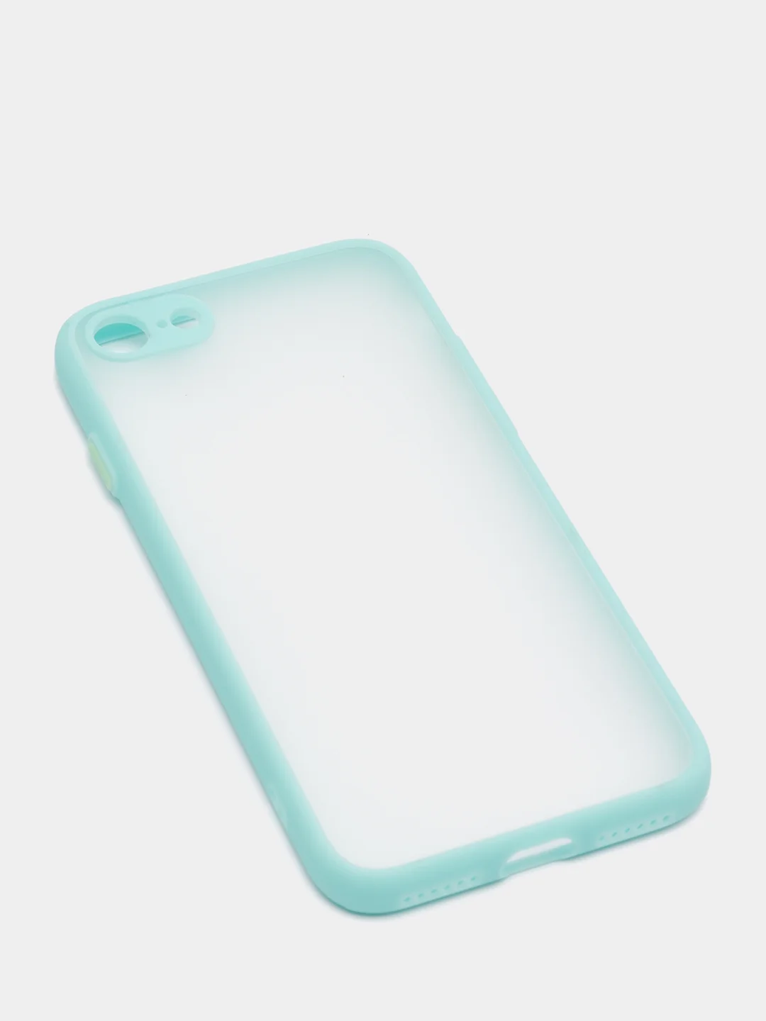 Бирюзовый iphone 7 / 8 / SE 2020 чехол матовый с цветными кнопками