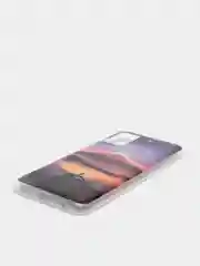 Лавандовый чехол Samsung Galaxy A03s силиконовый с рисунком (Самсунг Галакси А03с)