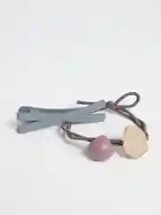 Индиго набор: резинка и заколка для волос