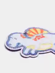 Угольный термонаклейка, тканевая, набор