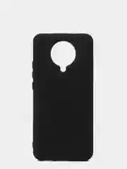 Черный чехол Xiaomi Redmi K30 Pro / Poco F2 Pro с закрытым низом и бархатом внутри Silicone Cover