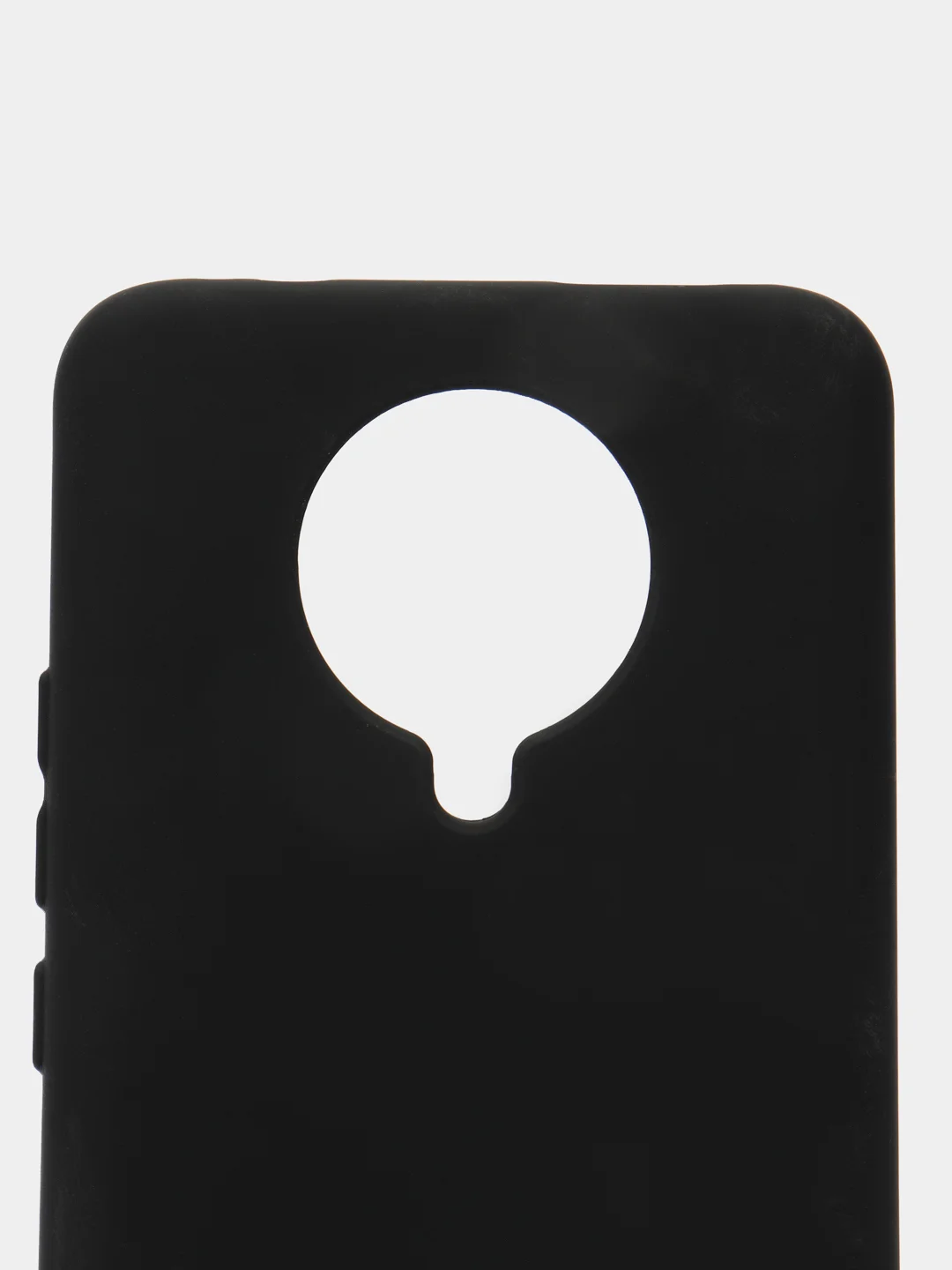 Черный чехол Xiaomi Redmi K30 Pro / Poco F2 Pro с закрытым низом и бархатом внутри Silicone Cover