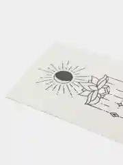 Синий татуировки переводные