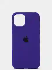 Фиолетовый чехол Silicone Case для iPhone 12 / iPhone 12 Pro, закрытый низ