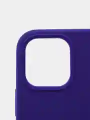 Фиолетовый чехол Silicone Case для iPhone 12 / iPhone 12 Pro, закрытый низ