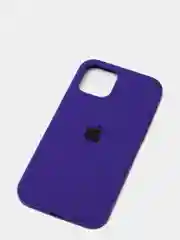 Фиолетовый чехол Silicone Case для iPhone 12 / iPhone 12 Pro, закрытый низ