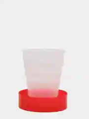 Красный складной стакан