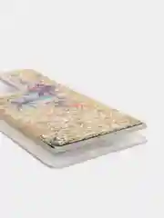 Пурпурный чехол Samsung Galaxy S21 Ultra, Галакси С21 силиконовый переливающийся, жидкий с блестками