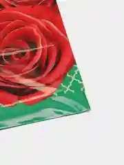 Алый пакет подарочный