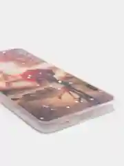 Оливковый чехол Samsung Galaxy S21, S21+, Галакси С21, С21+ силиконовый с рисунком и блестками