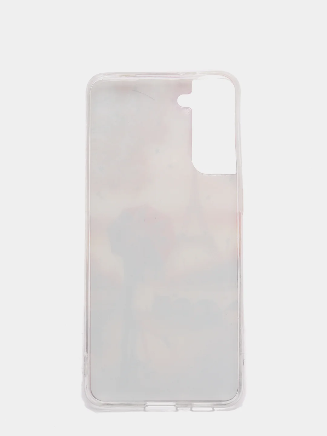Оливковый чехол Samsung Galaxy S21, S21+, Галакси С21, С21+ силиконовый с рисунком и блестками