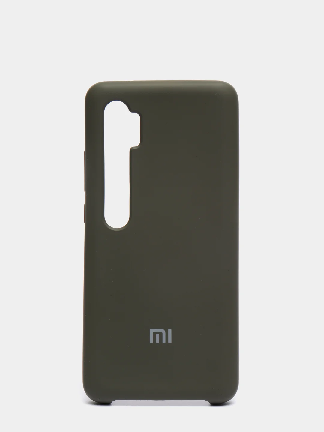 Хаки чехол силиконовый Silicone Cover Case для Xiaomi Mi CC9 Pro, Note 10