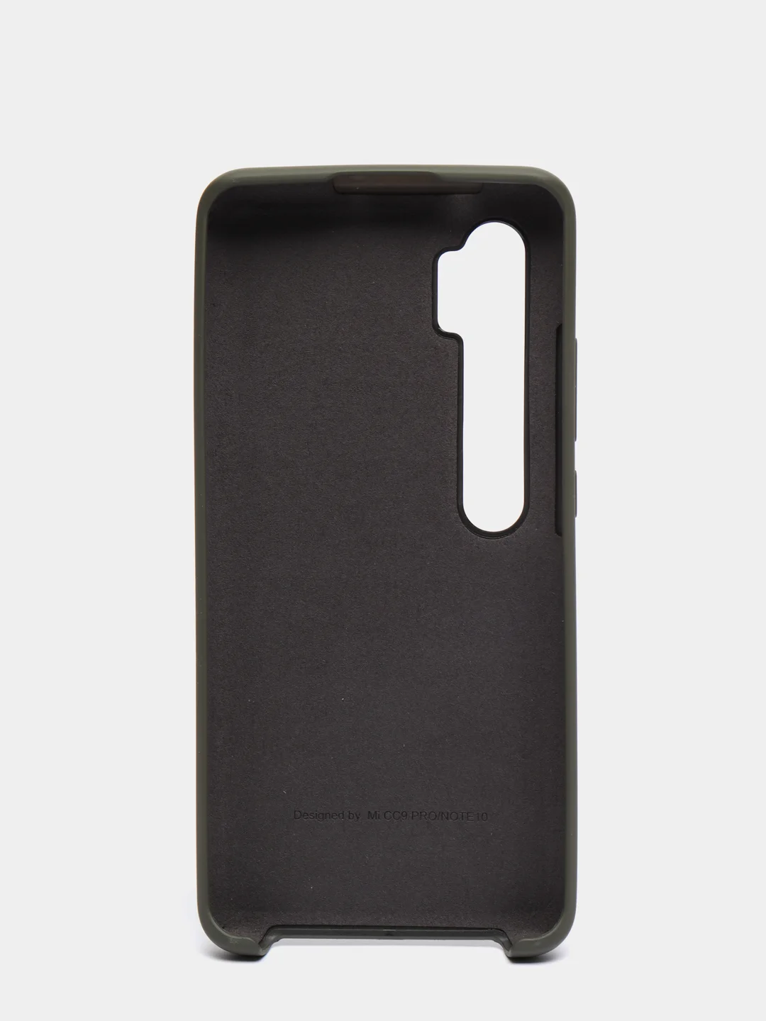 Хаки чехол силиконовый Silicone Cover Case для Xiaomi Mi CC9 Pro, Note 10