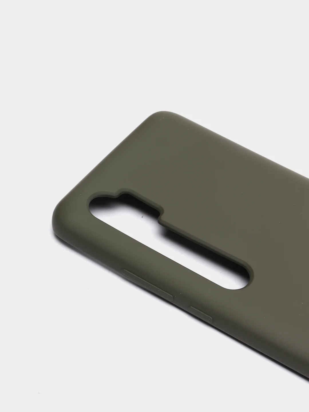 Хаки чехол силиконовый Silicone Cover Case для Xiaomi Mi CC9 Pro, Note 10