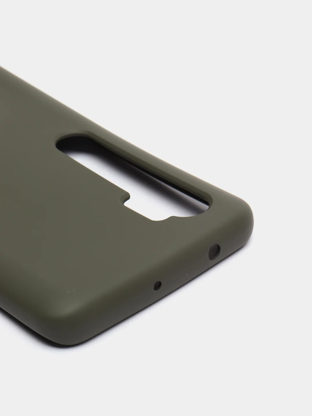 Хаки чехол силиконовый Silicone Cover Case для Xiaomi Mi CC9 Pro, Note 10