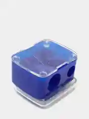 Синий точилка для косметических карандашей