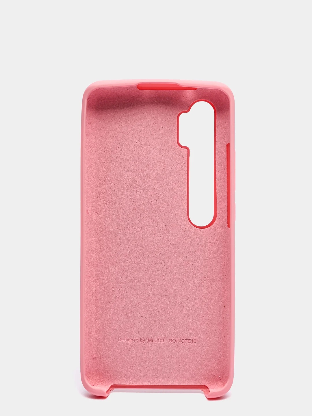 Розовый чехол силиконовый Silicone Cover Case для Xiaomi Mi CC9 Pro, Note 10