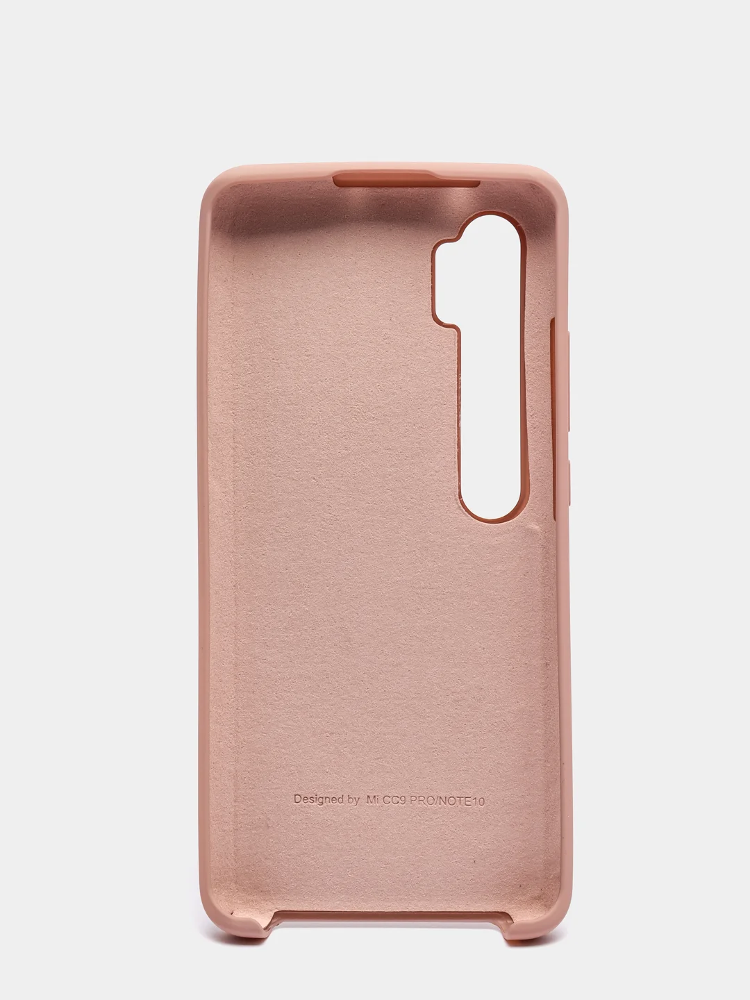 Бежевый чехол силиконовый Silicone Cover Case для Xiaomi Mi CC9 Pro, Note 10