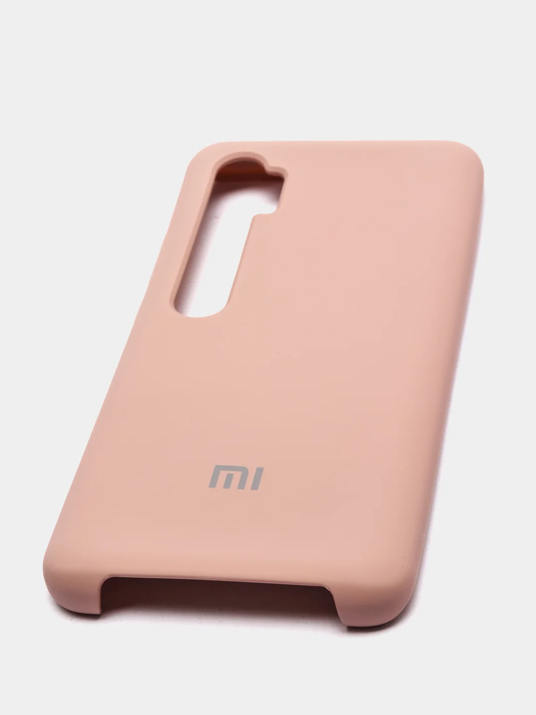 Бежевый чехол силиконовый Silicone Cover Case для Xiaomi Mi CC9 Pro, Note 10