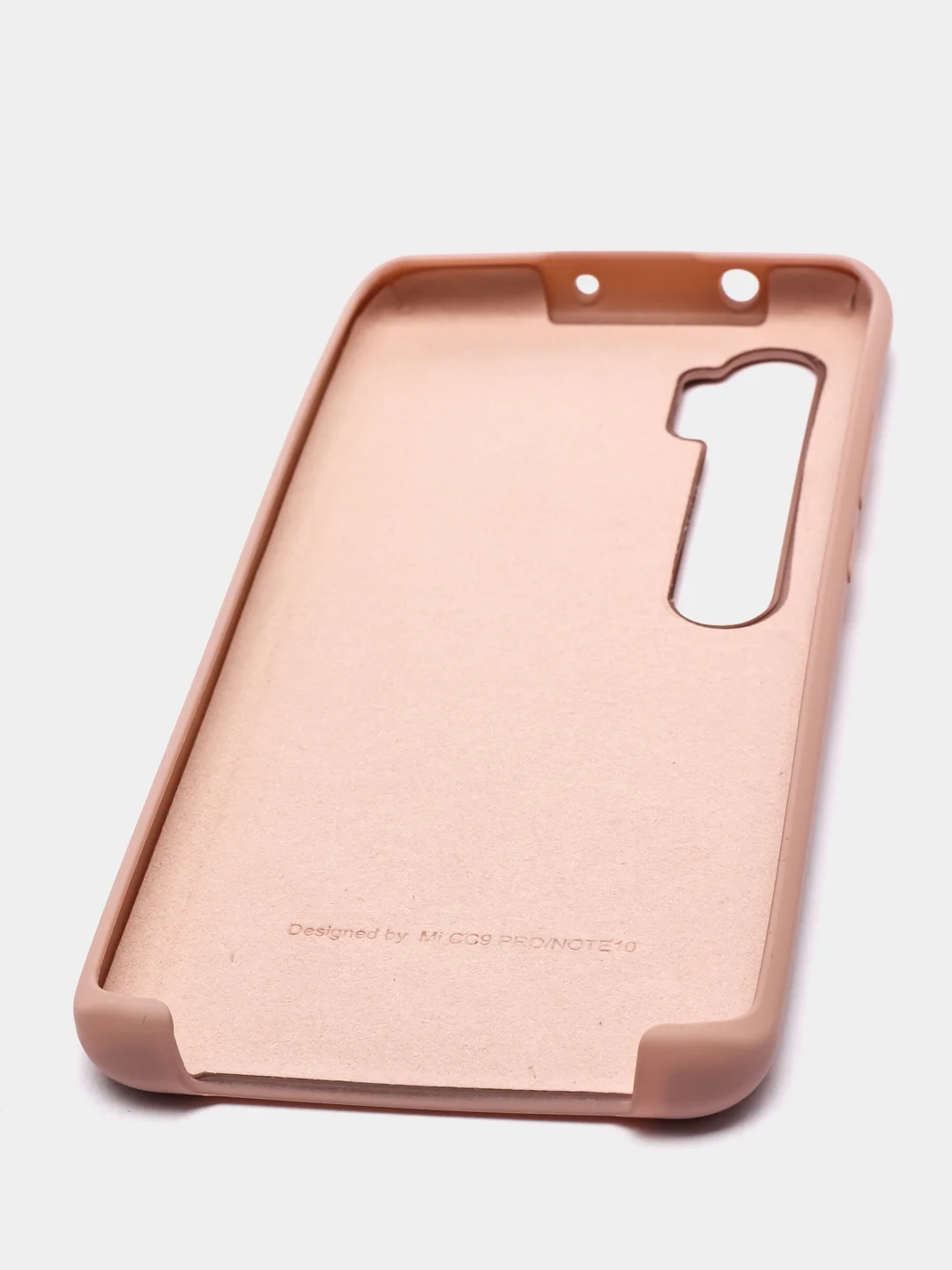 Бежевый чехол силиконовый Silicone Cover Case для Xiaomi Mi CC9 Pro, Note 10