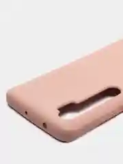 Бежевый чехол силиконовый Silicone Cover Case для Xiaomi Mi CC9 Pro, Note 10