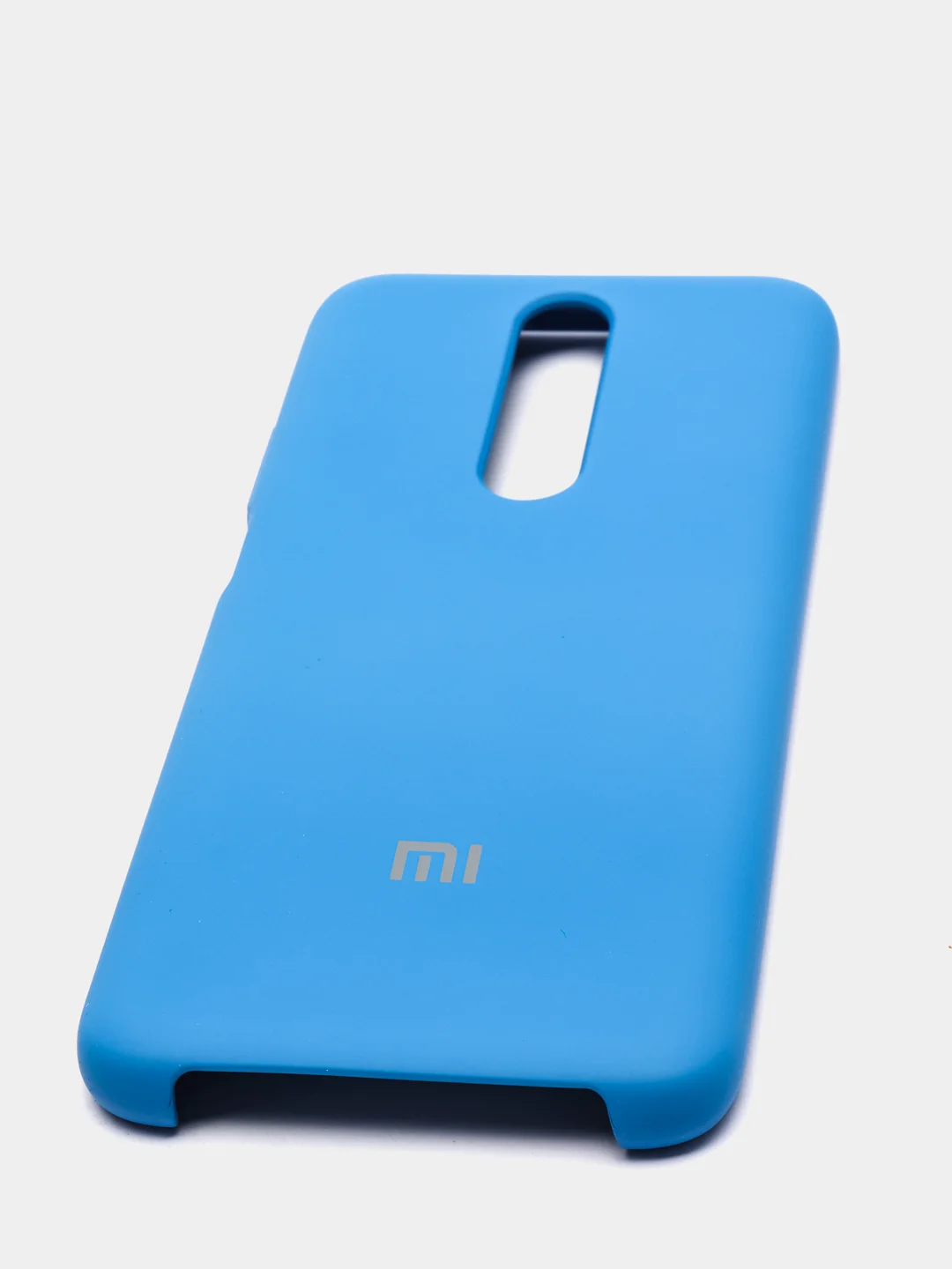 Синий чехол силиконовый Silicone Cover Case для Xiaomi Redmi K30, Poco X2