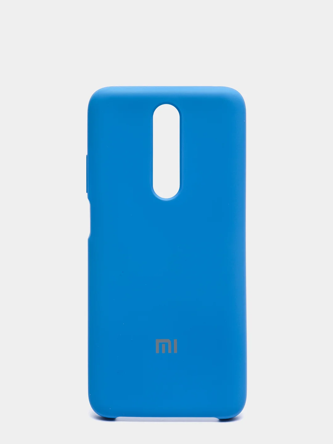 Синий чехол силиконовый Silicone Cover Case для Xiaomi Redmi K30, Poco X2