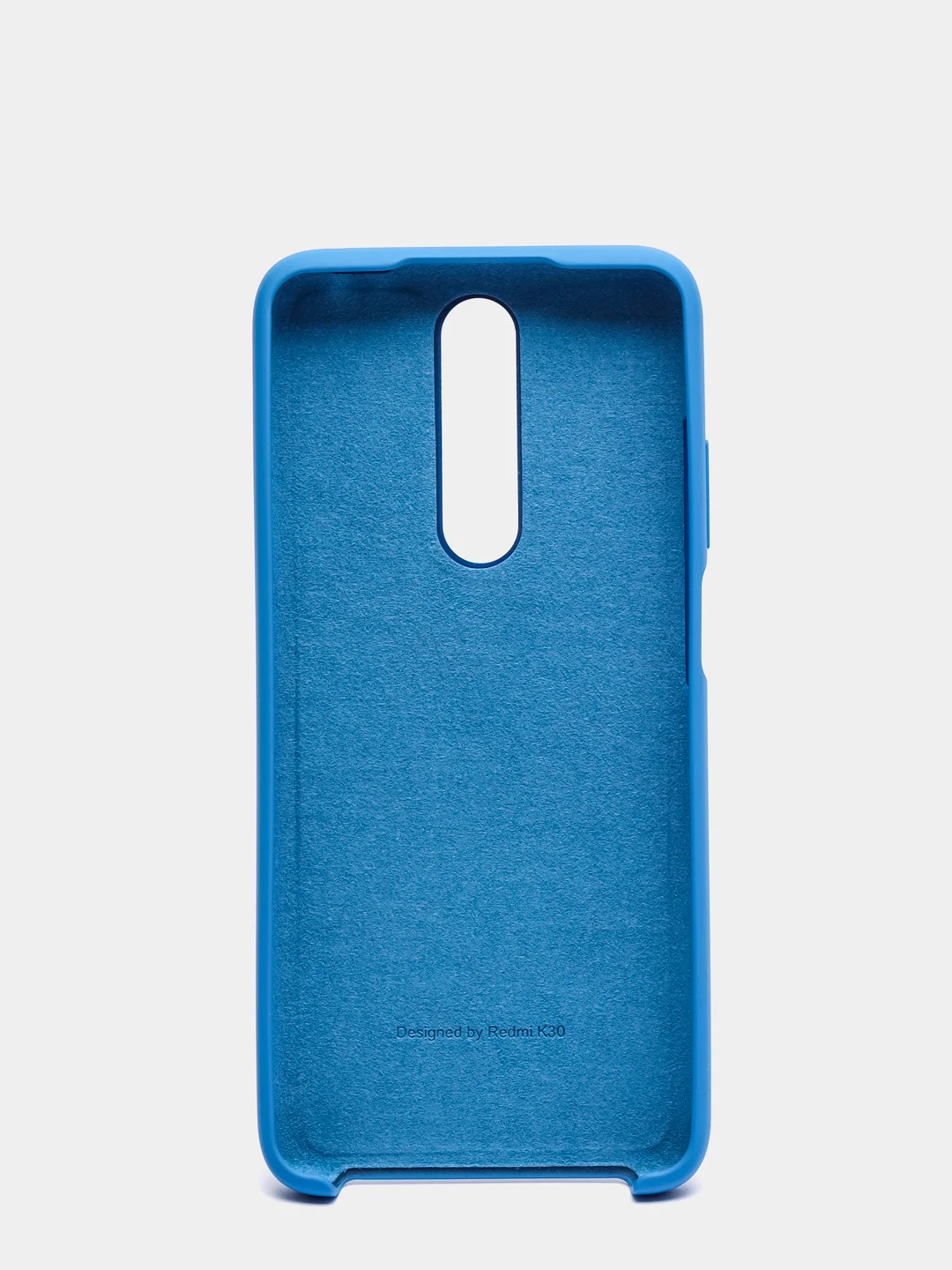Синий чехол силиконовый Silicone Cover Case для Xiaomi Redmi K30, Poco X2