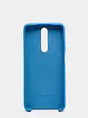 Синий чехол силиконовый Silicone Cover Case для Xiaomi Redmi K30, Poco X2