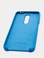 Синий чехол силиконовый Silicone Cover Case для Xiaomi Redmi K30, Poco X2