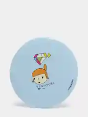 Лазурный портативное круглое зеркало для макияжа