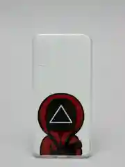 Багровый чехол Xiaomi Redmi Note 7, Redmi Note 7 Pro, Сяоми Редми Нот 7 с рисунком Игра в кальмара