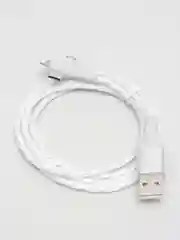 Белый кабель зарядный светящийся 3 в 1 Micro USB / Lightning / Type-C