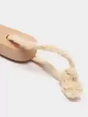 Щетка натуральная, для сухого массажа, со съемной ручкой