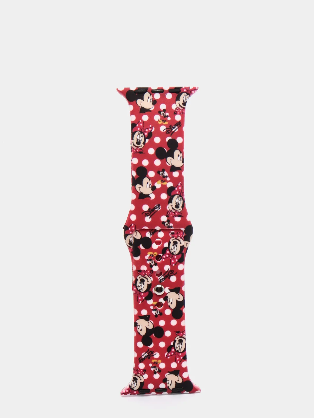 Фуксия ремешок силиконовый с рисунком для Apple Watch